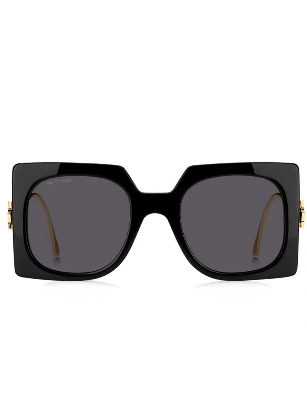 ETRO Sunglasses ETRO0026/S 807IR Oversized Square Black Frame New Authentic - Picture 7 of 11